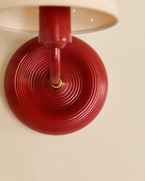 Hive Wall Light, Tomato