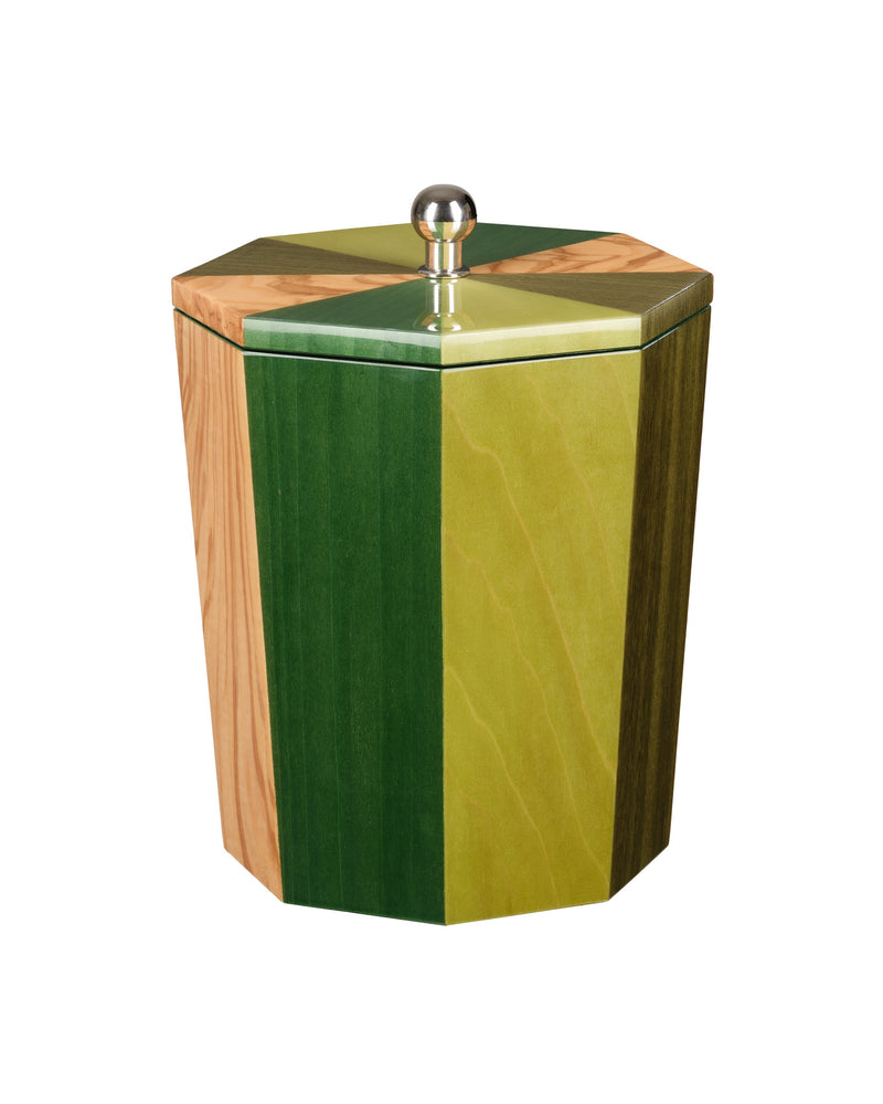 Lacquered Ice Bucket, Green