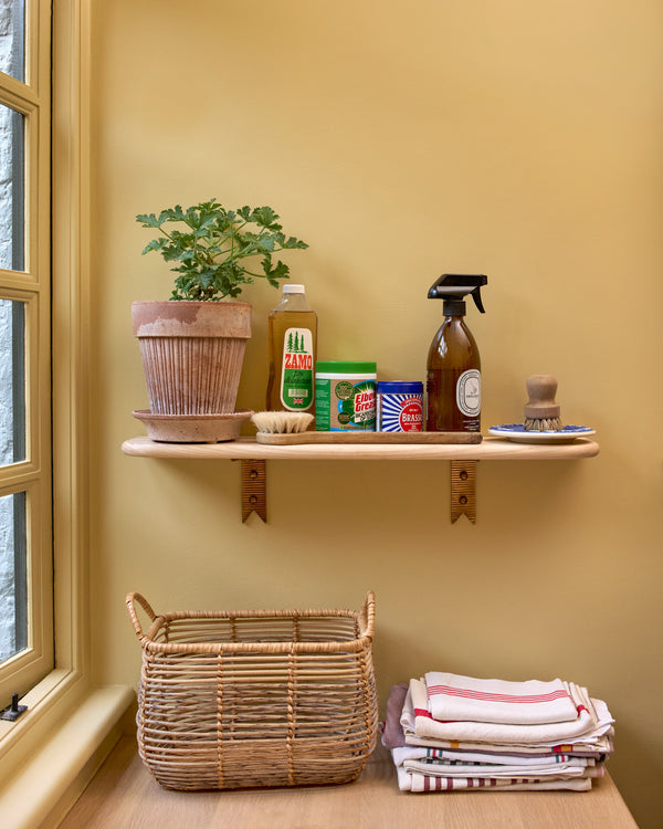 Curved Wooden Shelf, Small