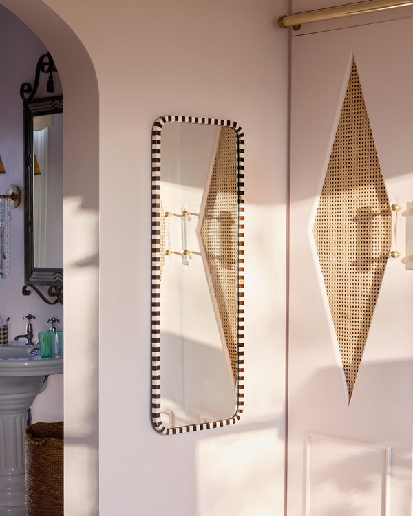 Pearl Full-Length Mirror, Chocolate