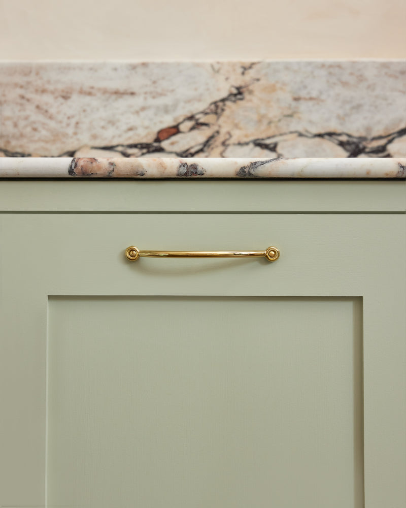 Tay Handle, Polished Brass