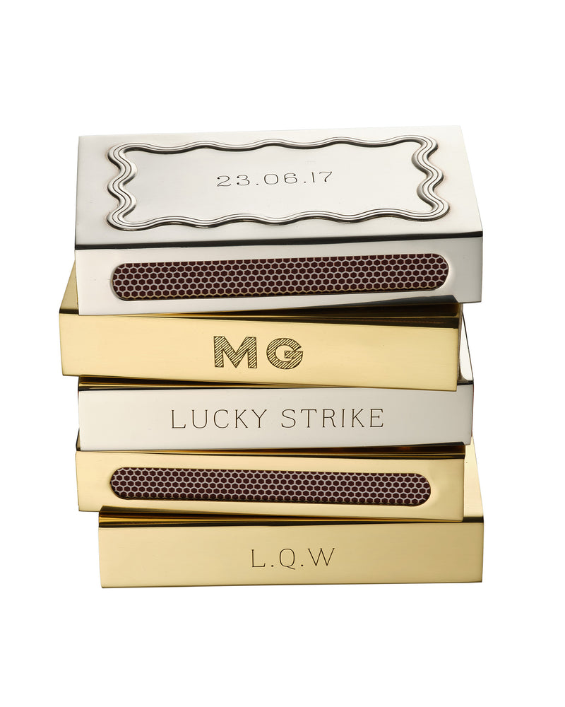 Clover Matchbox Sleeve, Silver