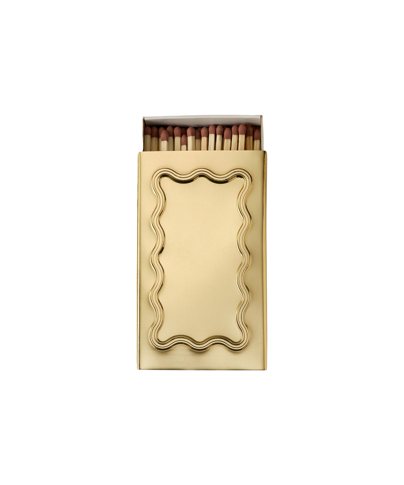 Brass Matchbox Sleeve, Wave