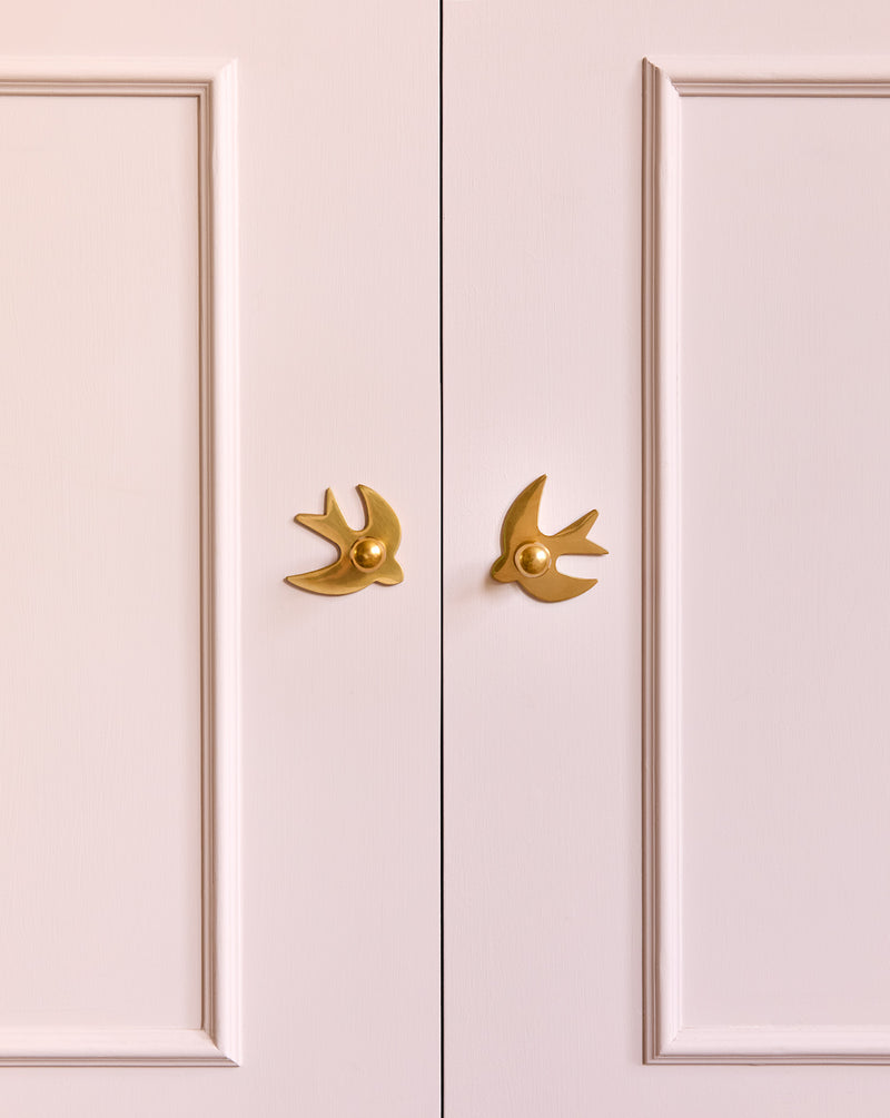 Bird Backplate, Aged Brass