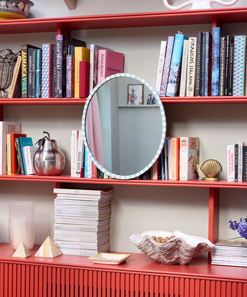 Oval Pearl Mirror