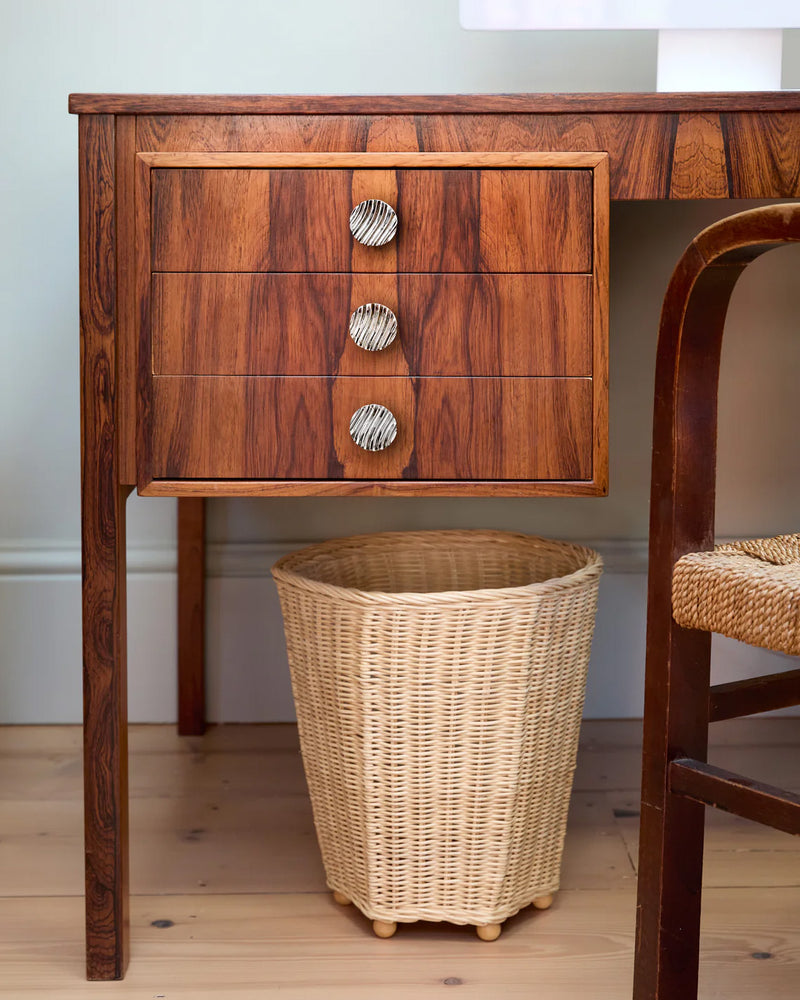 Rattan Waste Paper Bin