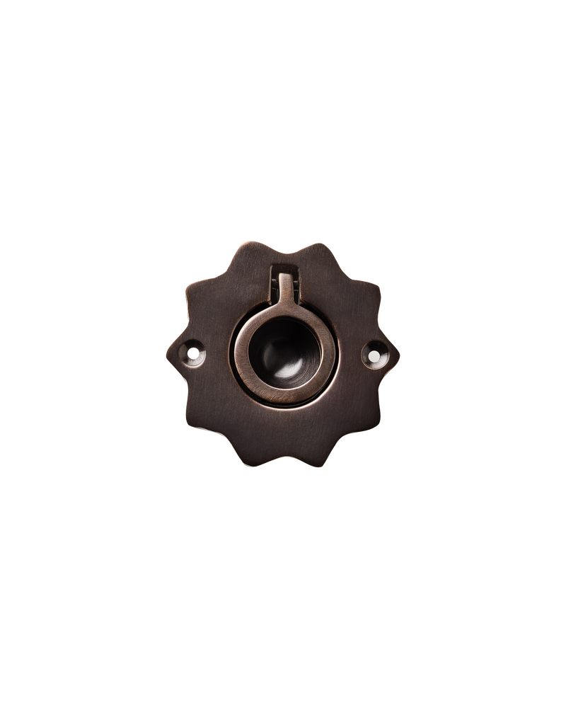 Wave Recess Pull, Blackened Bronze