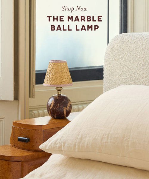 Marble Ball Lamp Base