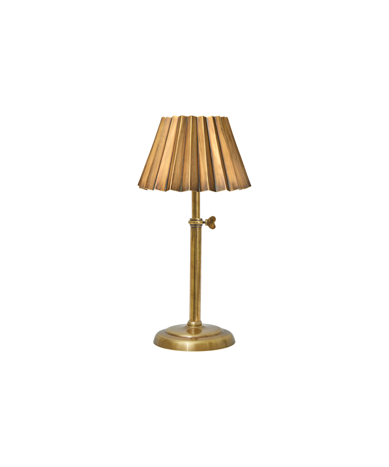 Adjustable Brass Lamp, Small Shade – MATILDA GOAD & CO.
