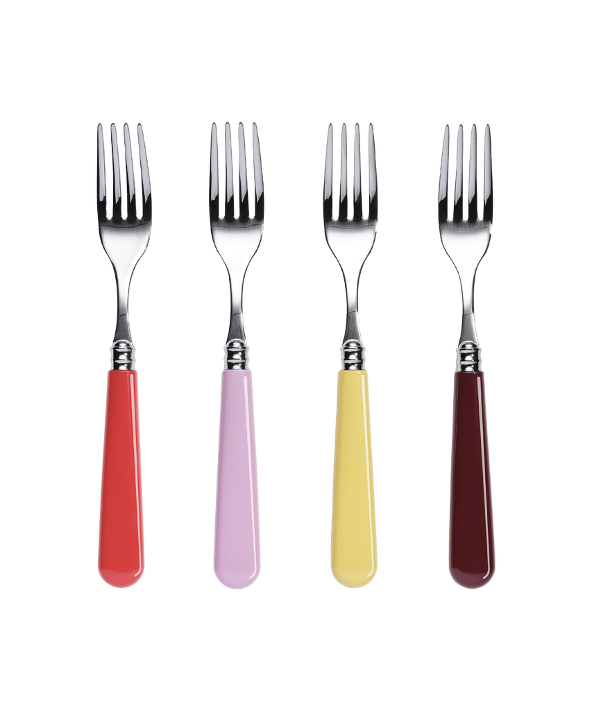 Akinod 12H34 Magnetic Cutlery Set - Coral Wood Handle