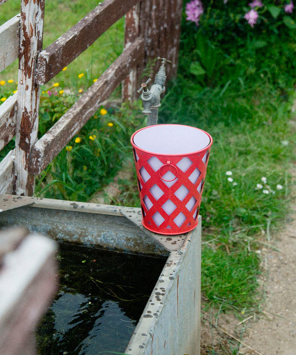 Trellis Planter, Coral